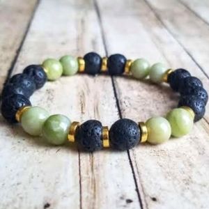 7" Peridot Diffuser Bracelet
